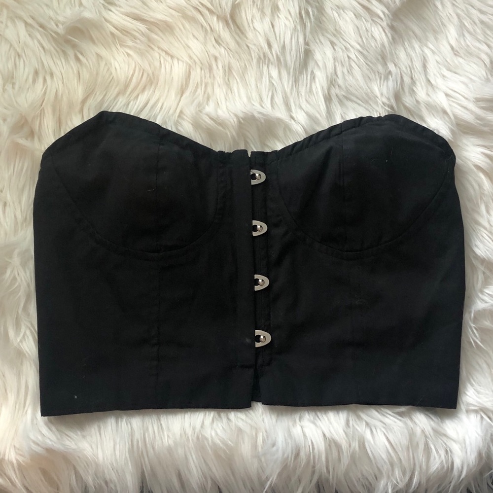 Corset Style Rocker Top - Picture 3 of 7